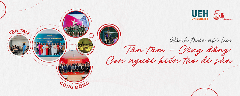 [UEH 50 năm] Đánh thức nội lực “Tận tâm - Cộng đồng”: Con người kiến tạo di sản