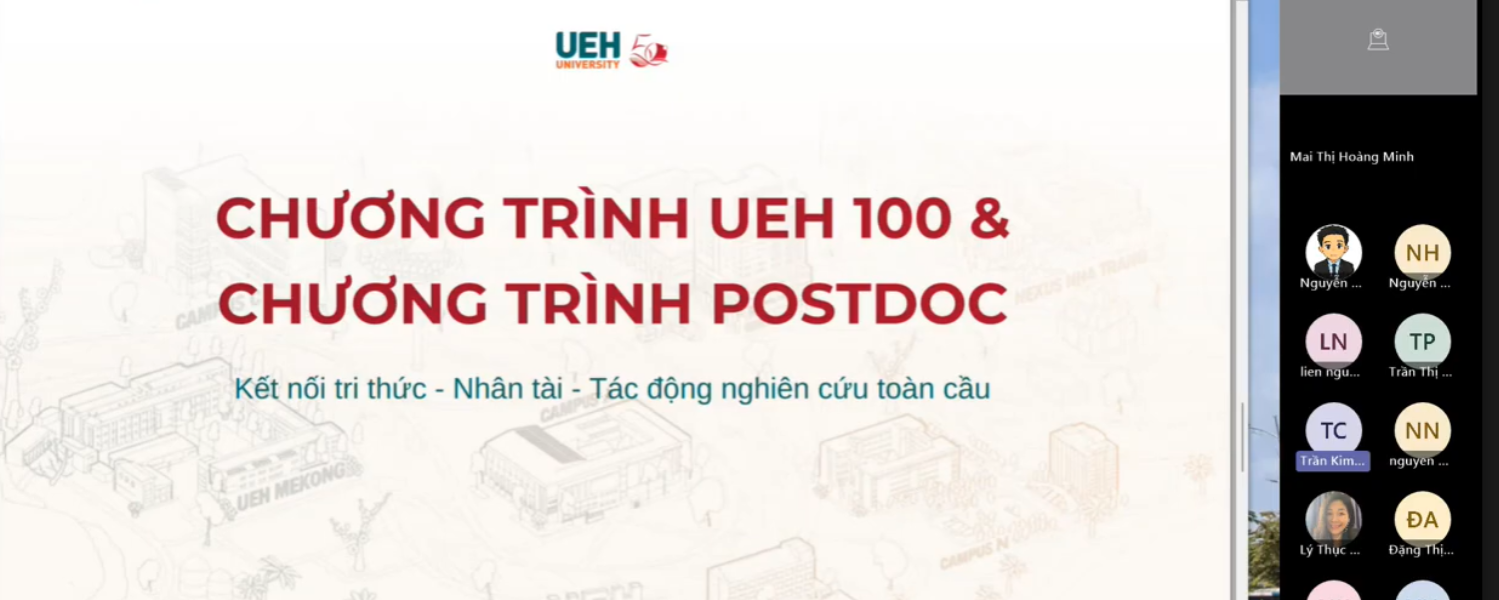 UEH giới thiệu Hệ sinh thái học thuật và nghiên cứu đến đội ngũ giảng viên