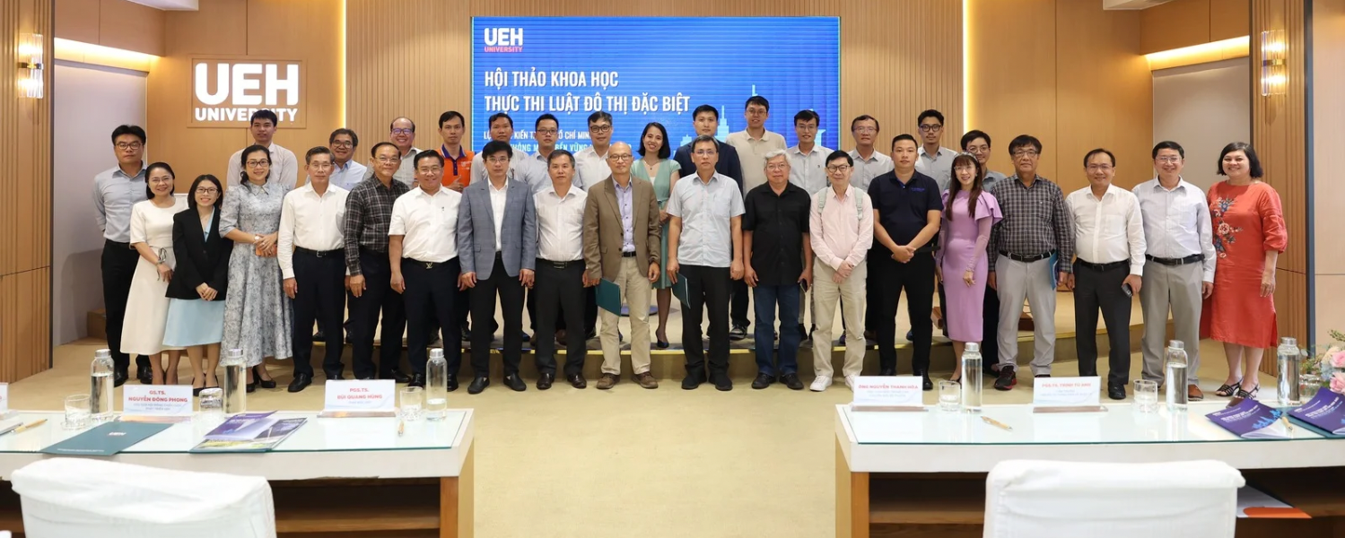 Hội thảo khoa học "Thực thi Luật Đô thị Đặc biệt: Lộ trình kiến tạo Thành phố Hồ Chí Minh - Đô thị thông minh, bền vững và Net-Zero"