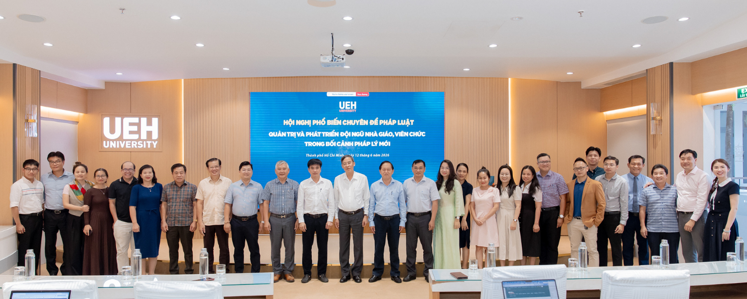 Đại học Kinh tế Thành phố Hồ Chí Minh (UEH) tổ chức chuyên đề pháp luật về “Quản trị và phát triển đội ngũ nhà giáo, viên chức trong bối cảnh pháp lý mới”