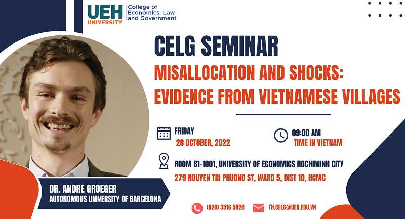 CELG Seminar: Misallocation and Shocks: Evidence from Vietnamese villages