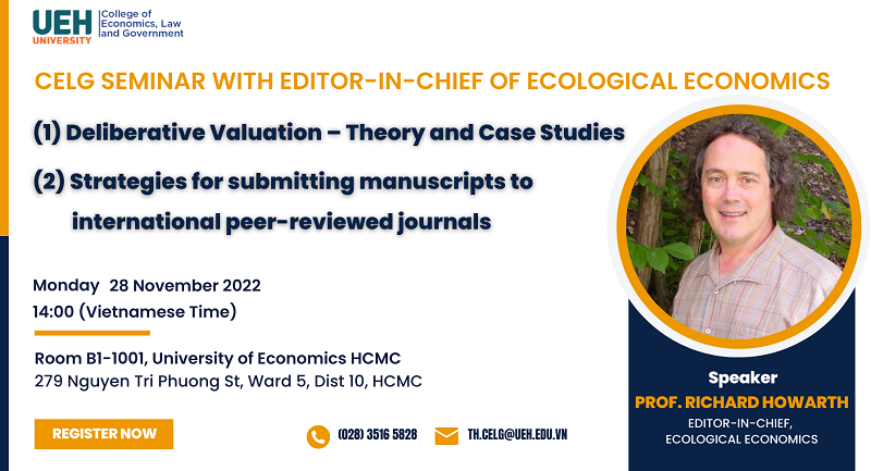 CELG Seminar with Editor-in-Chief of Ecological Economics