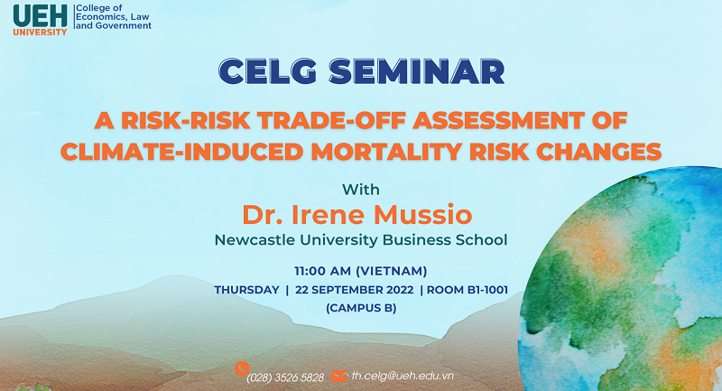 CELG seminar: A risk-risk trade-off assessment of climate-induced mortality risk changes
