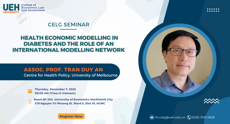 [CELGS-07/12/2023] Health economic modelling in diabetes and the role of an international modelling network