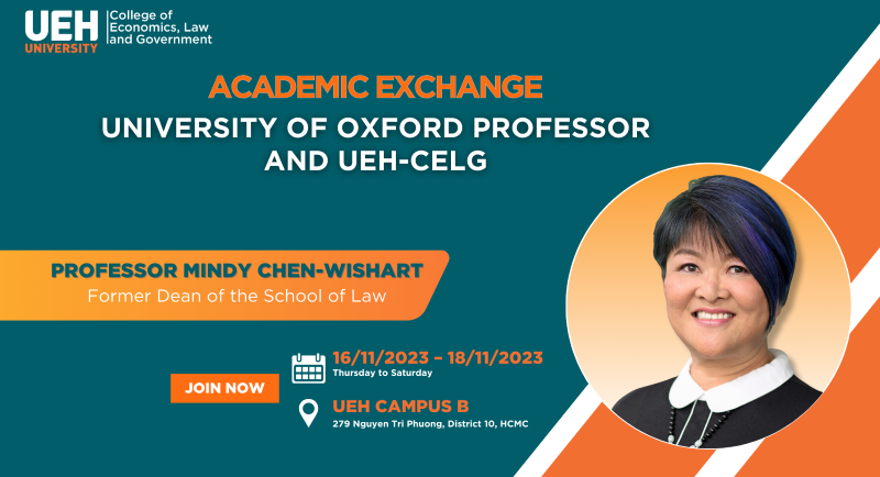 Renowned Oxford Professor Mindy Chen-Wishart to Visit UEH, Sharing Teaching and Research Experience
